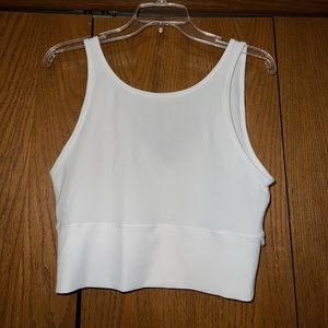 Lululemon Power Pivot Ribbed Tank Top, White size 12